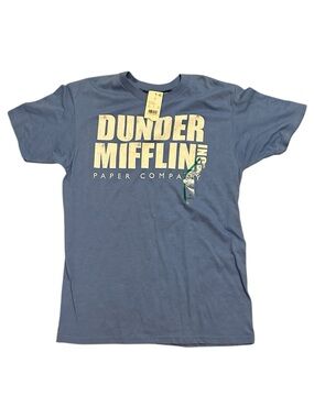 The Office Dunder Mifflin Blue Graphic Tee - Men